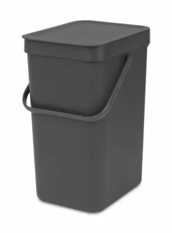 brabantia Entsorgen & Recyclen|Entsorgen & Recyclen|Abfallbehälter Sort&Go 12l Grey
