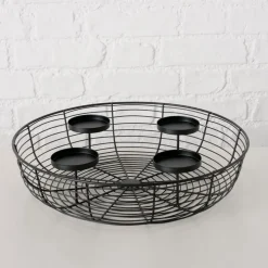 BOLTZE Teelichthalter|Teelichthalter|Adventskranz Matilde Ø 36 cm