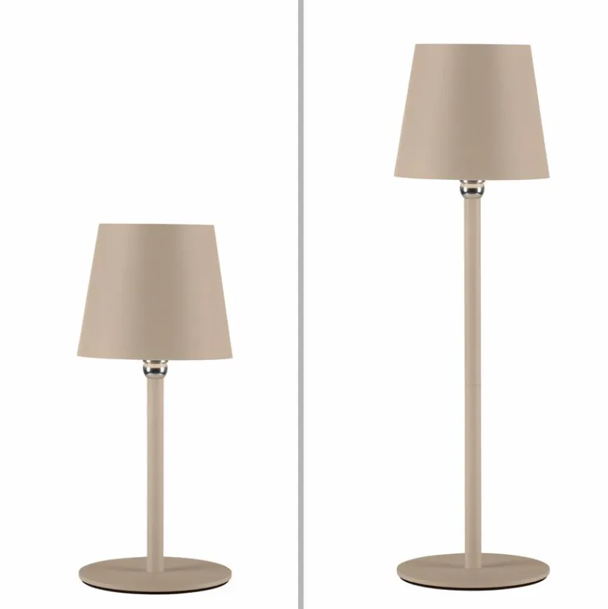 JUST LIGHT. Akku-Tischleuchte Boteria