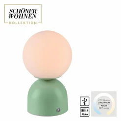SCHÖNER WOHNEN-Kollektion Akku-Tischleuchte Rudi