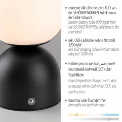 Akku-Tischleuchte Rudi Akkuleuchten|Tischlampen