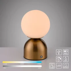 SCHÖNER WOHNEN-Kollektion Akku-Tischleuchte Rudi