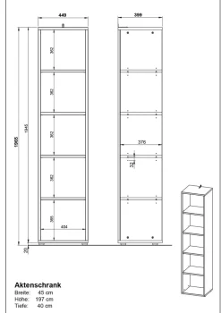 Germania Aktenregal Baltimore