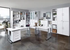 FMD Büroschränke & Regale|Büromöbel-Serien|Aktenregal Calvia, breit 3OH