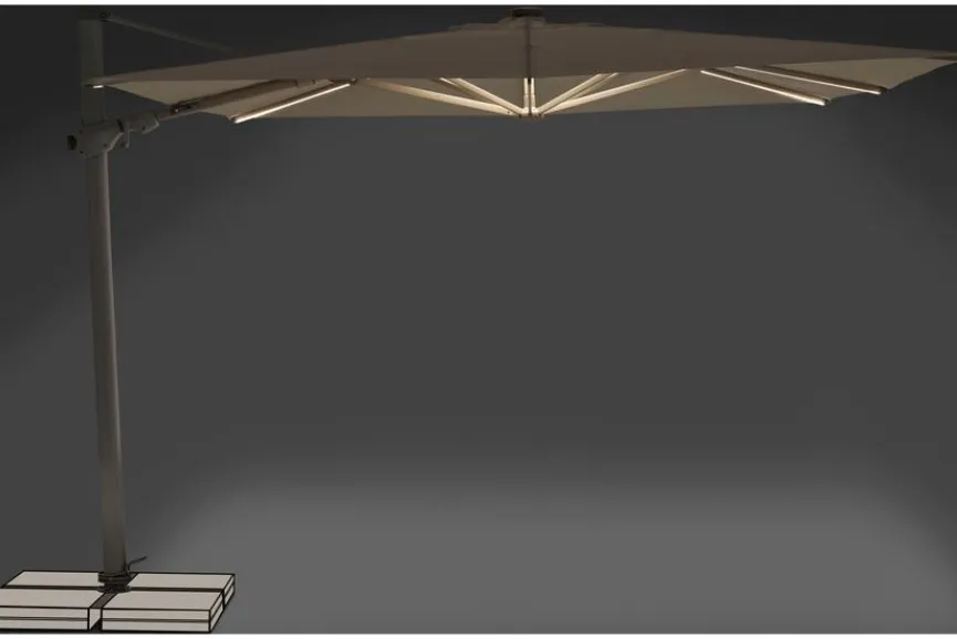 Online Ampelschirm Varioflex LED 300 x 300 cm Sonnenschirme