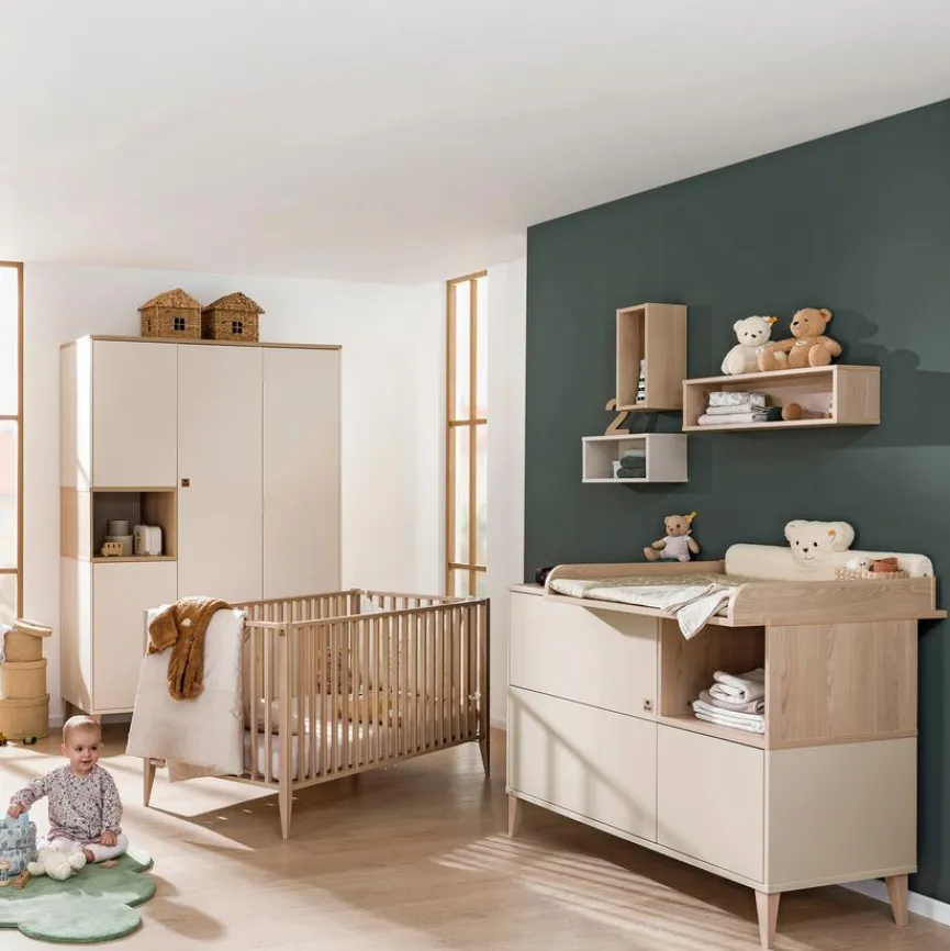 Kinder Paidi Babyzimmer-Set Mila & Ben 4tlg.