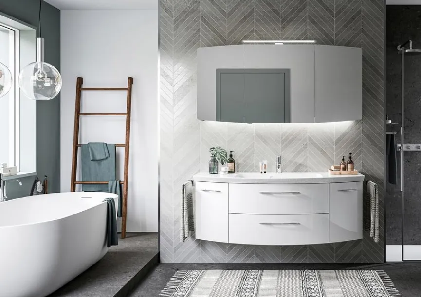 Outlet Badkombination Cassca Badezimmer-Komplettsets