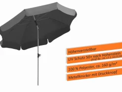 Schneider Schirme Balkonschirm Locarno Ø 200 cm