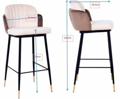 KARE DESIGN Barhocker Hojas 86386