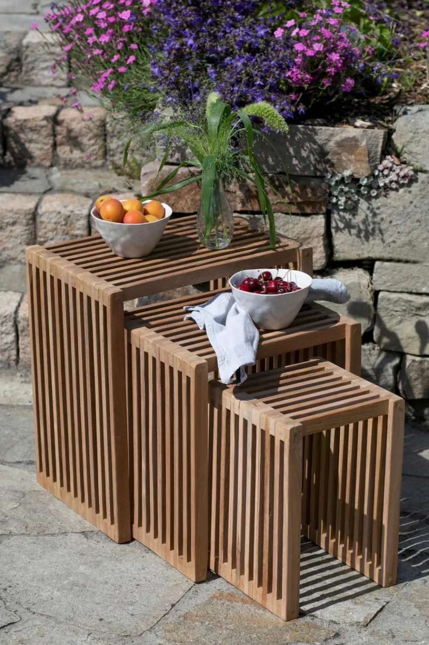 Outlet Beistelltisch Avignon 3 tlg. Balkontische|Gartentische