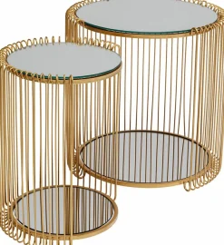 KARE DESIGN Beistelltisch Wire Double 87673 2er Set