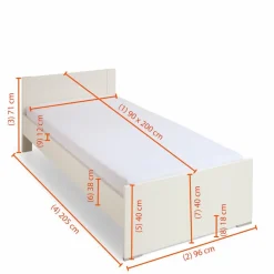 Kinder WIMEX Jugendbetten|Jugendbetten|Bett Filou 90 x 200 cm