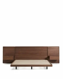 Outlet Bett mit Nachttischen Norlen 160 x 200 cm Betten