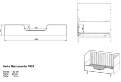 Clearance Bettseitenteil Tomino Kinder Babybetten|Babybetten