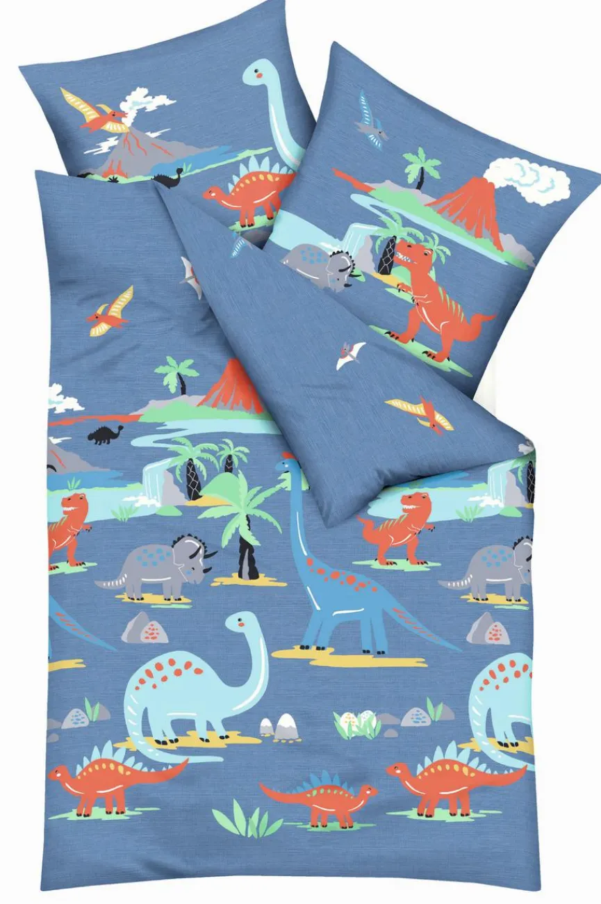 Kinder kaeppel Bettwäsche Dinosaurus 135 x 200 cm