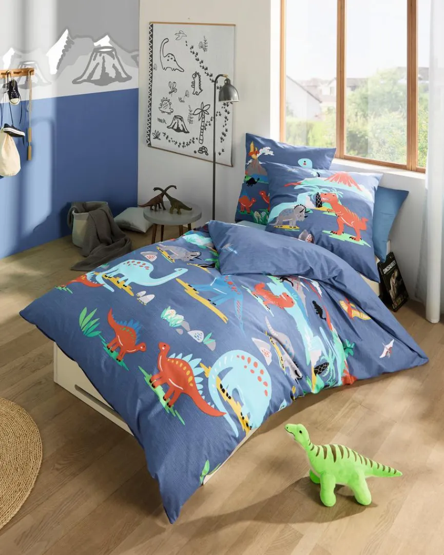 Kinder kaeppel Bettwäsche Dinosaurus 135 x 200 cm