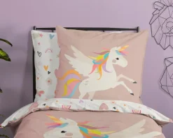 Kinder Bettwäsche Unicorn 135 x 200 cm