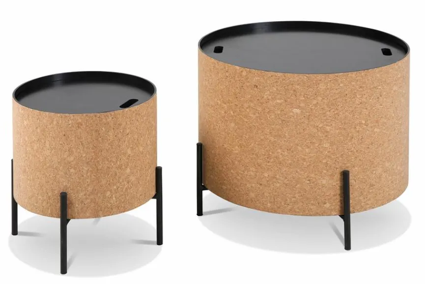 Outlet Couchtisch 2er Set Cork Couchtische