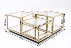 KARE DESIGN Couchtische|Couchtisch Luigi 83104