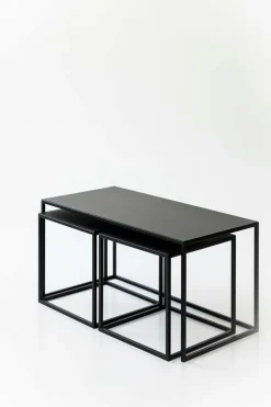 Metallbude Couchtische|Couchtisch-Set Tre Semnia