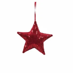 Für Den Weihnachtsbaum|Deko-Hänger Stoffstern 11 cm