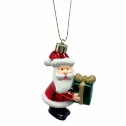 Clearance Deko-Hänger Weihnachtsmann 8,5 cm Für Den Weihnachtsbaum