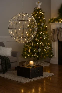 AM Design Leuchtobjekte|Dekoleuchte Drahtkugel