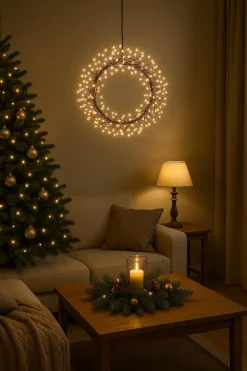 AM Design Deko-Leuchte Kranz Ø 45 cm