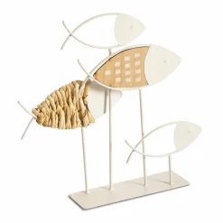 Deko-Objekt Fische 30 x 30,3 cm Dekofiguren Tiere & Pflanzen