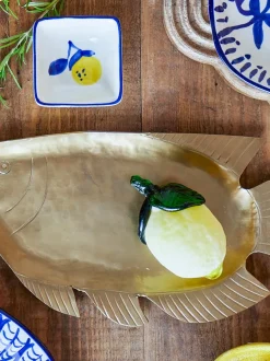 Discount Deko-Objekt Limone 11,5 x 6 cm Dekofiguren