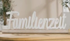 DAHEIM Deko-Objekt Schriftzug - Familienzeit