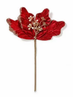 Dekorationsartikel|Deko-Zweig Weihnachtsstern