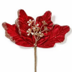 Dekorationsartikel|Deko-Zweig Weihnachtsstern