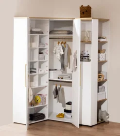 Kinder Paidi Eck-Kleiderschrank Oscar 102 x 206 cm