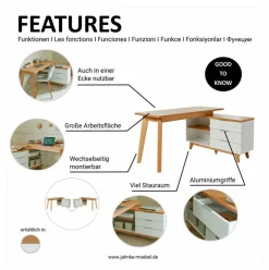 Sale Eckschreibtisch 60AU2 / Libre D 240E Schreibtische