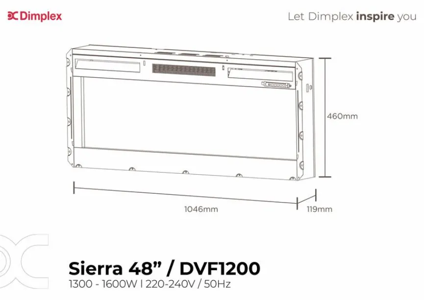 Elektrokamin Sierra 48 Ventilatoren