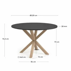 Kave Home Esstische|Esstisch Arya Ø 120 cm