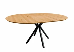 G+K Esstische|Esstisch mit Auszug Charleston Ø 120/170 cm