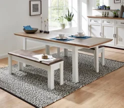 Hot Esstisch mit Auszug Jasmin 160 x 90 cm Esstische