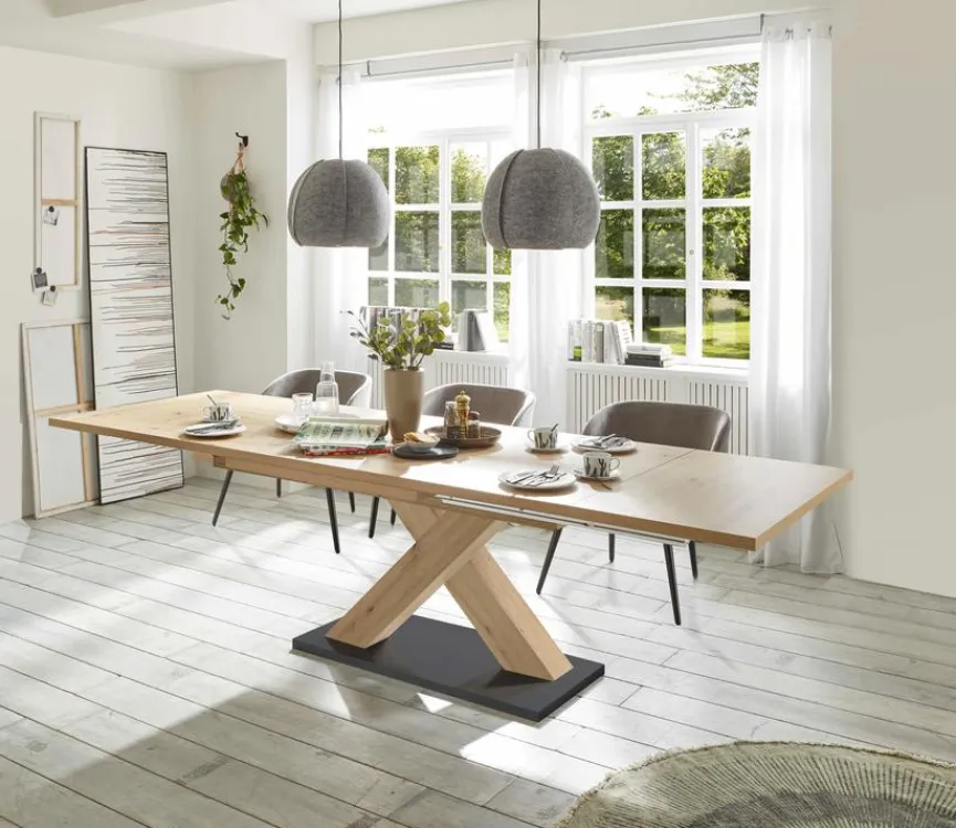 Discount Esstisch mit Auszug Komfort Plus 160/260 x 90 cm Esstische