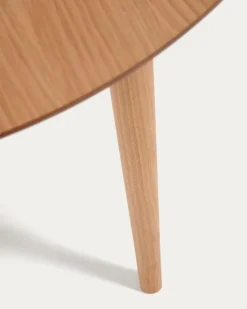 Kave Home Esstisch mit Auszug Oqui Ø 90/170 cm