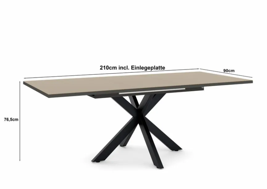 set one by Musterring Esstische|Esstisch mit Auszug Reno 160/210 x 90 cm