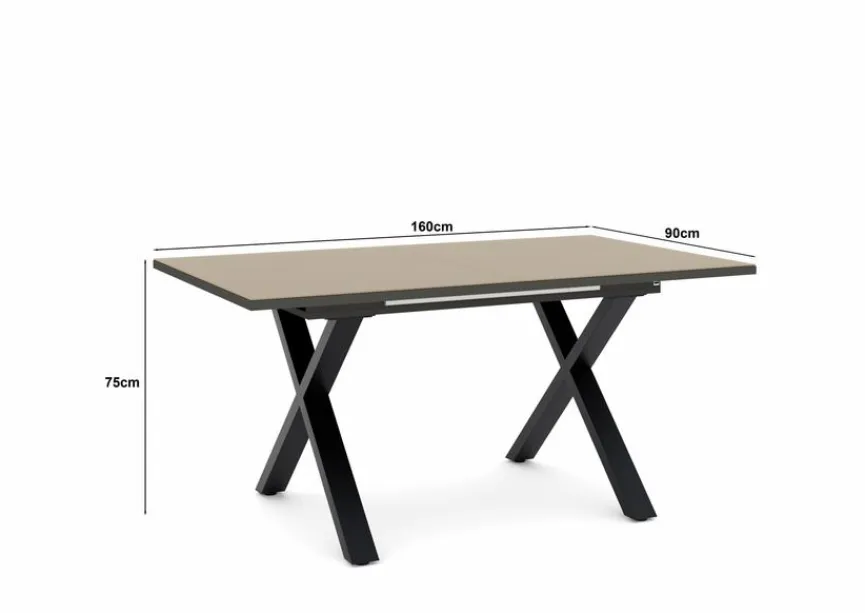 set one by Musterring Esstische|Esstisch mit Auszug Reno 160/210 x 90 cm