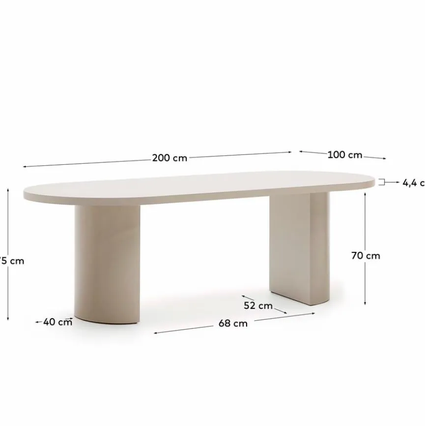 Sale Esstisch Nealy 200 x 100 cm Esstische