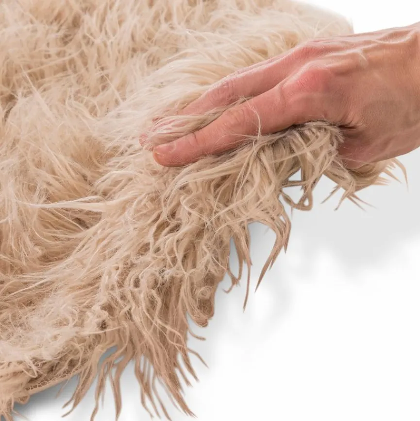 Fellteppich Imitat Zottelfell 55 x 95 cm