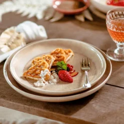 Frühstücksteller Perlemor Sand Ø 23,8 cm Geschirr