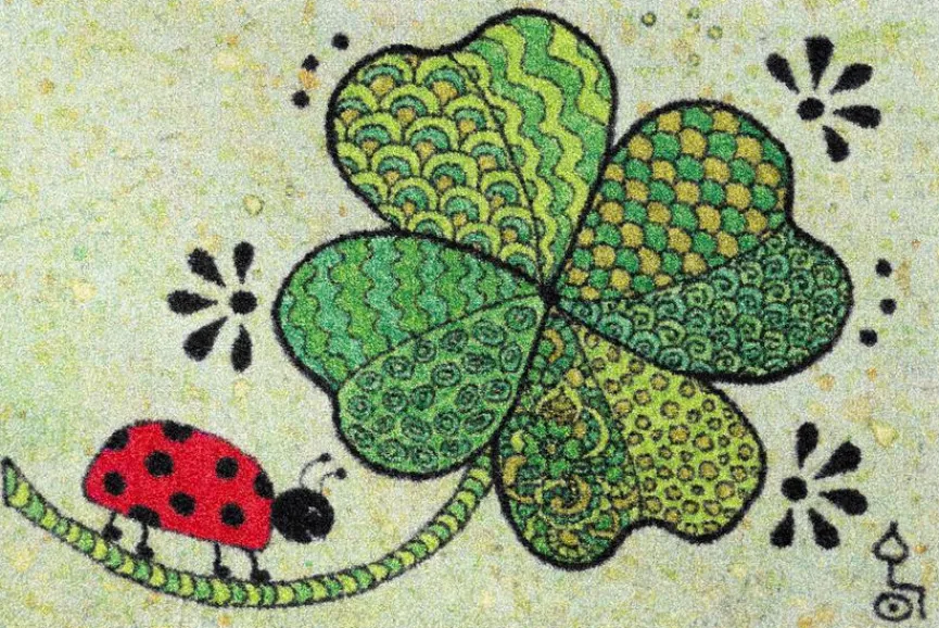 Fußmatten|Fußmatte Glück 50 x 75 cm