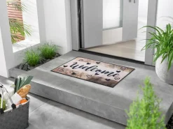 Wash & Dry Fußmatte Wooden Welcome 50 x 75 cm
