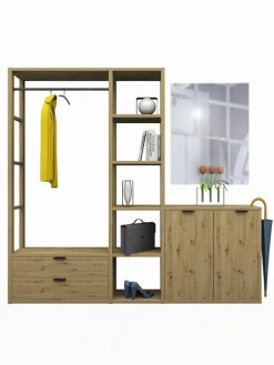 Discount Garderobenkombi Padua Garderoben-Komplettsets