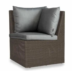 Stern Gartenbänke|Balkonbänke|Gartenbank-Modul Noel, Geflecht